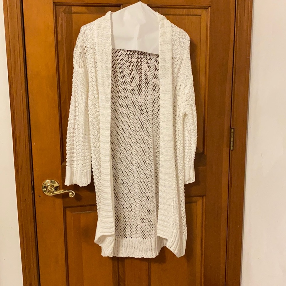 Talbots women long layers sweater